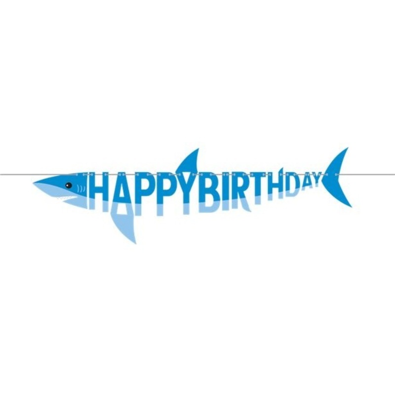 Shark reef birthday garland 1.7m