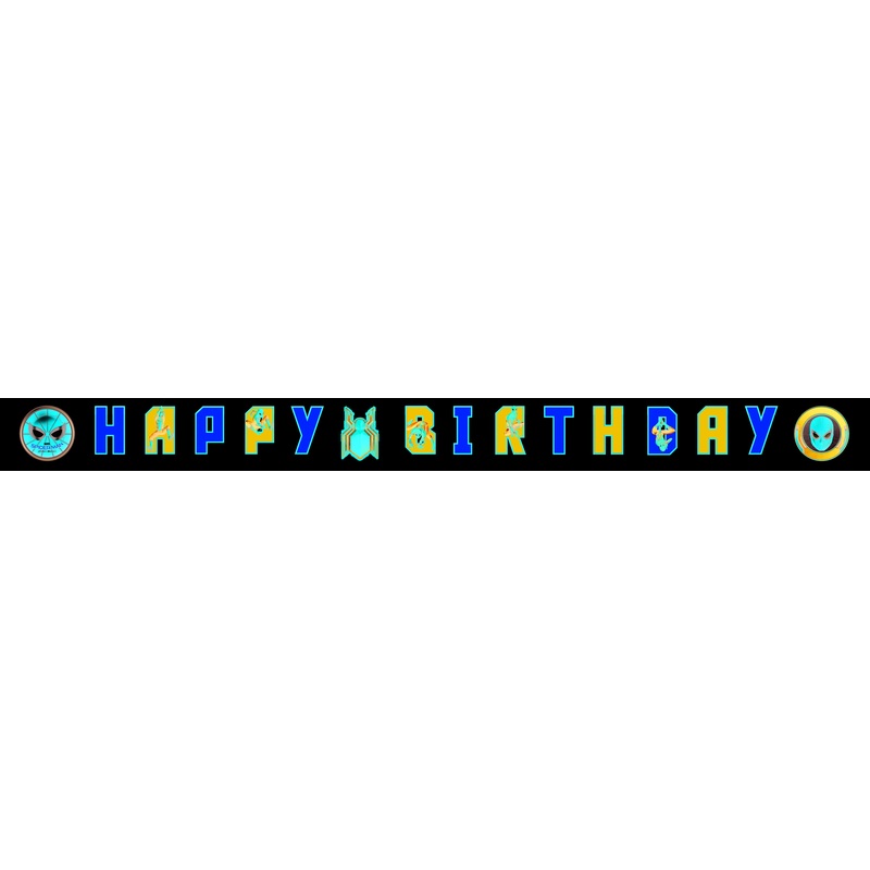 Spiderman Homecoming Garland 2m