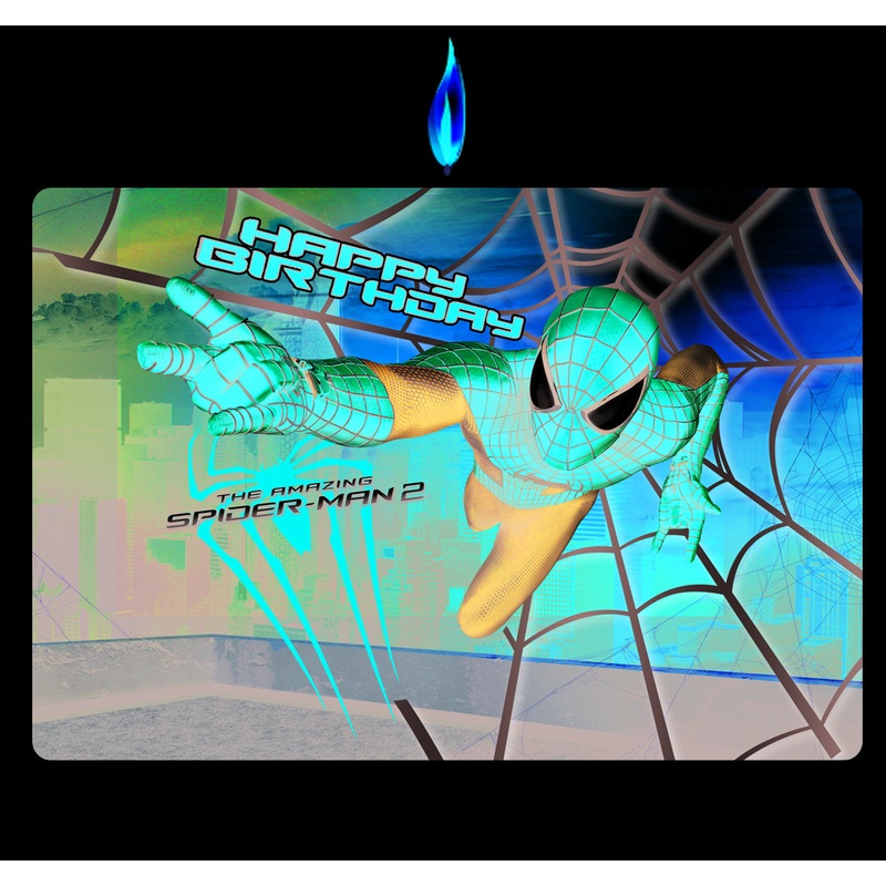 Spiderman Webmaster Cake Candle 7 x 9cm