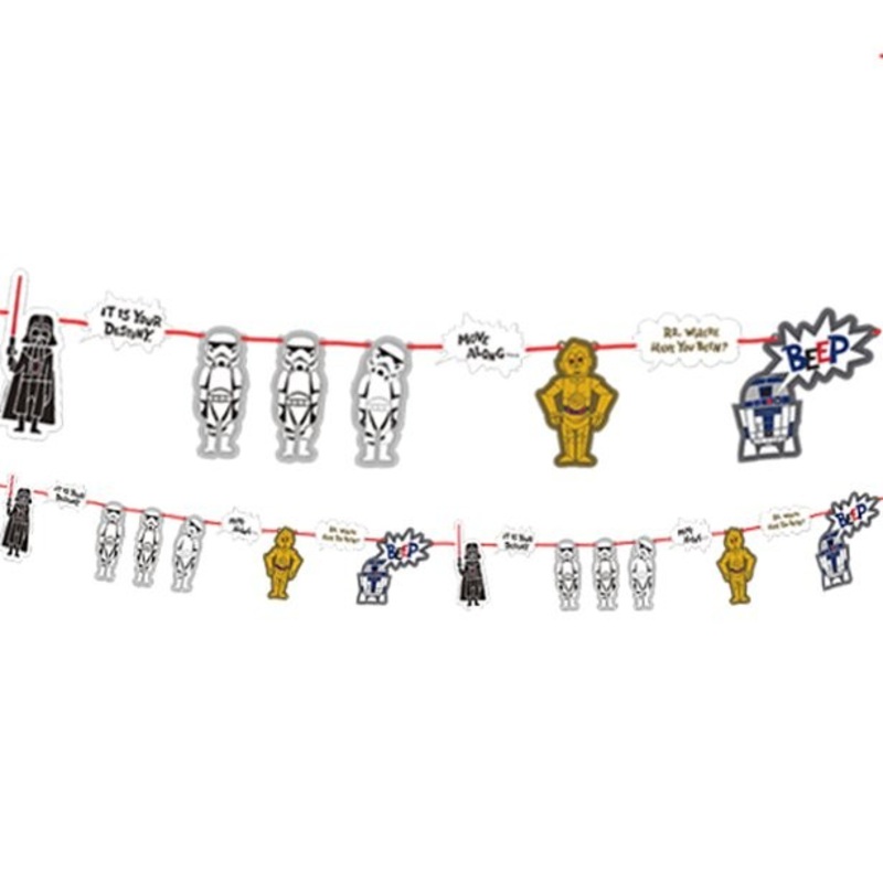 Star Wars comic garland 1m