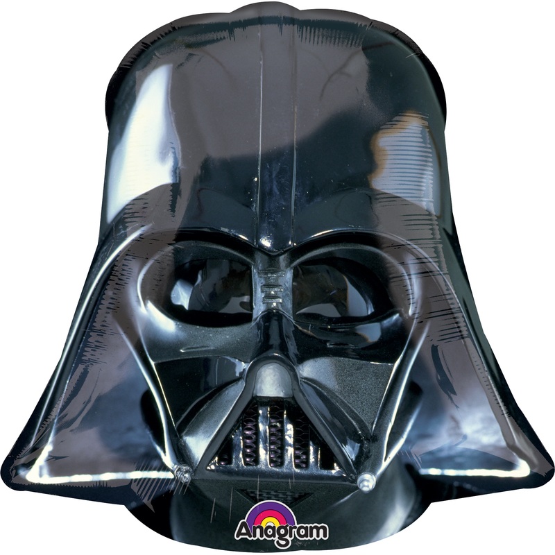 Stick balloon Darth Vader mask