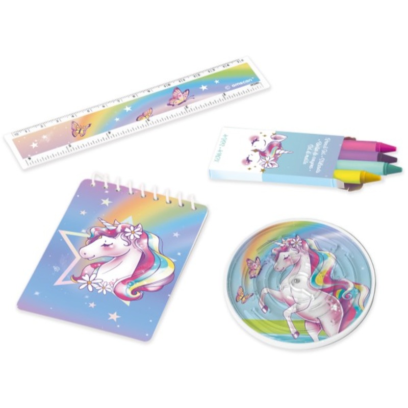 Unicorn Dreams stationery set 16 pieces