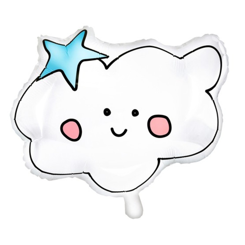 Unicorn Twinkle Clouds balloon 54 x 43cm