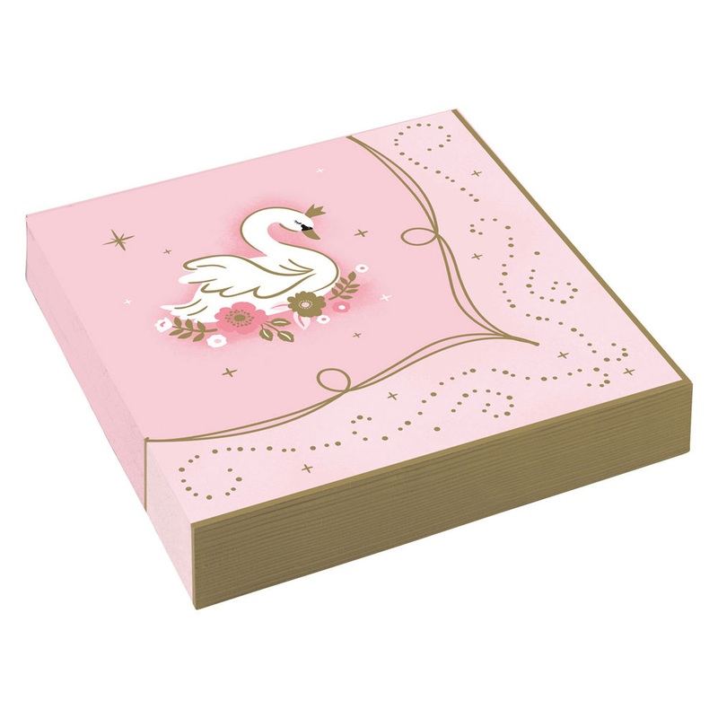 16 Princess for a Day napkins 33cm