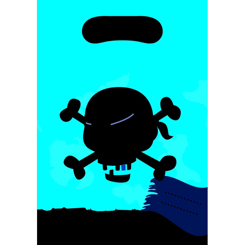 6 pirate treasure hunt gift bags
