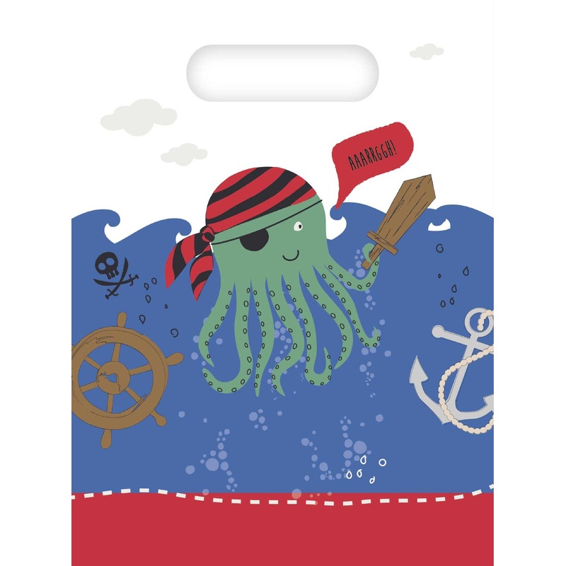 6 sea pirate gift bags