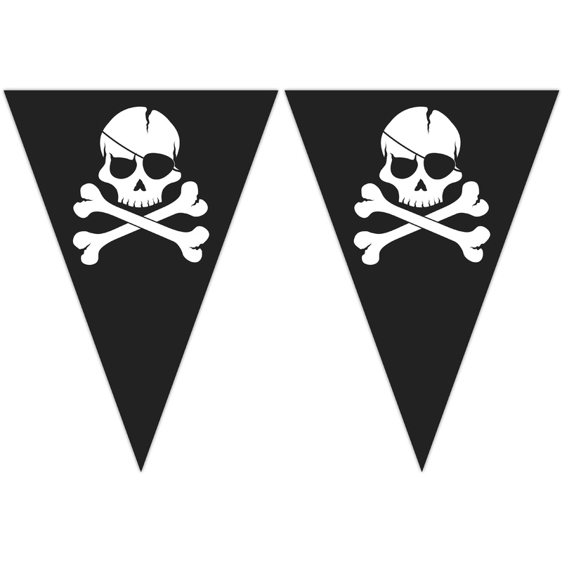 Black Pirates pennant chain 3m