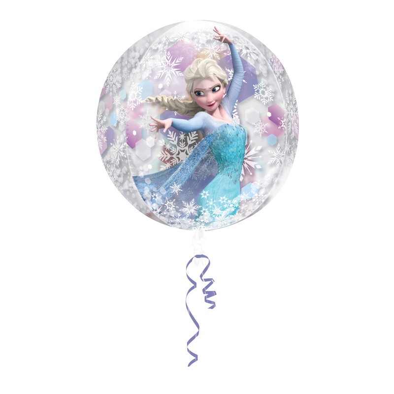 Frozen foil balloon winter magic