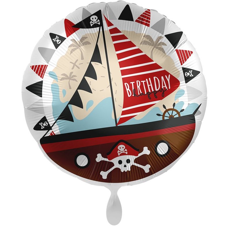 Geburtstags Folien Ballon Piraten Party Piratenschiff