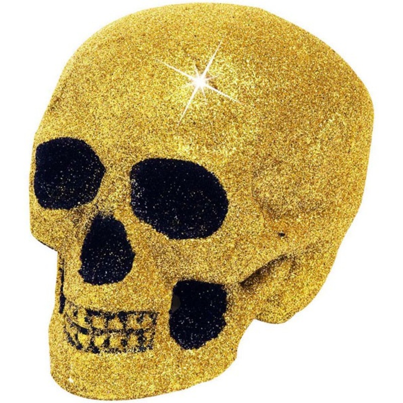 Glitter party skull
