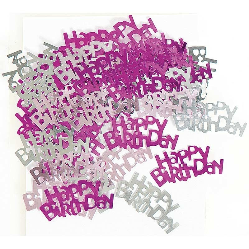 Happy Pink Sparkling Birthday Streudeko 14g