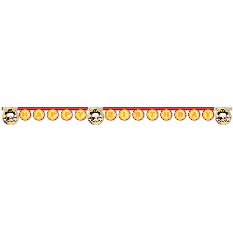 One-eyed Joe pirate garland 1.8m
