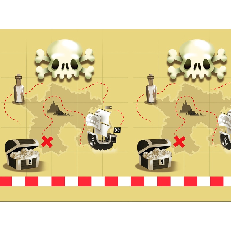 One-Eyed Joe Pirate Party Tablecloth 1.8 x 1.2m