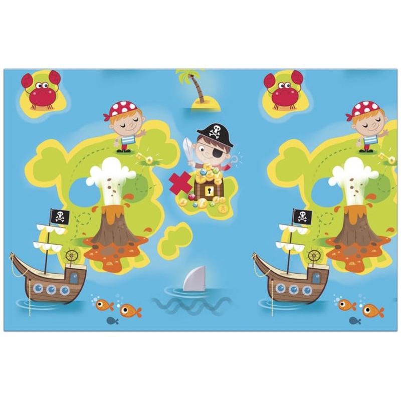 Pirate Schwarzzahn tablecloth 1.8 x 1.2m