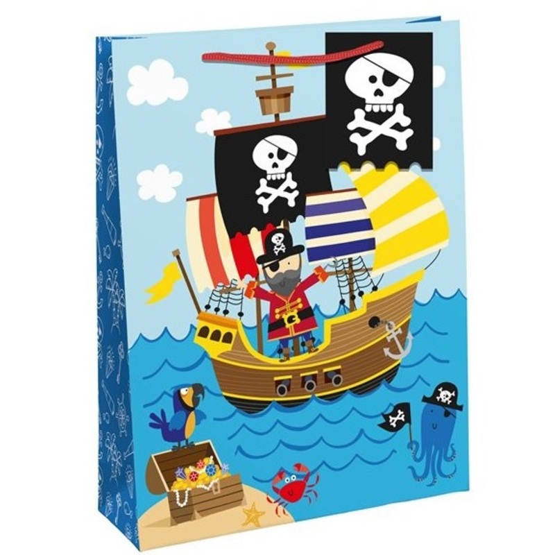 Pirate ship gift bag 25.3cm