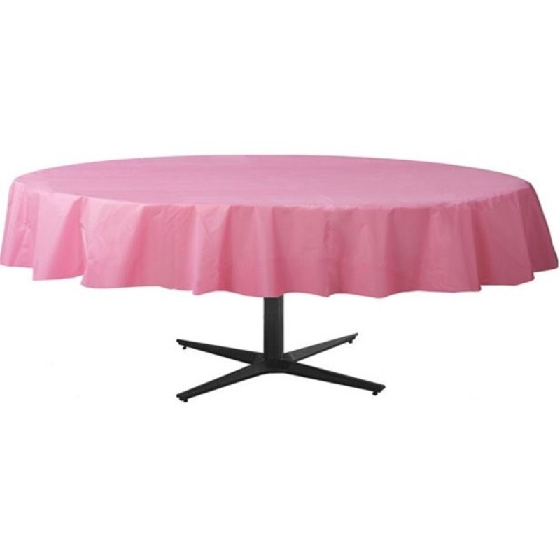 Plastic tablecloth Juna light pink 2.1m
