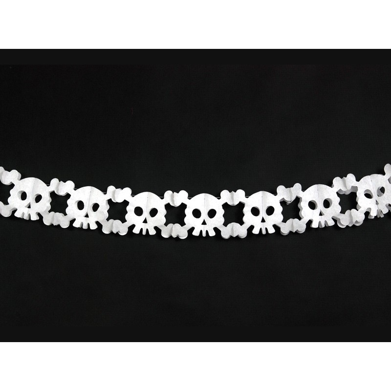 Scary Skull Garland 3m
