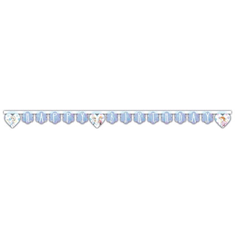 Sparkled Frozen garland 2m