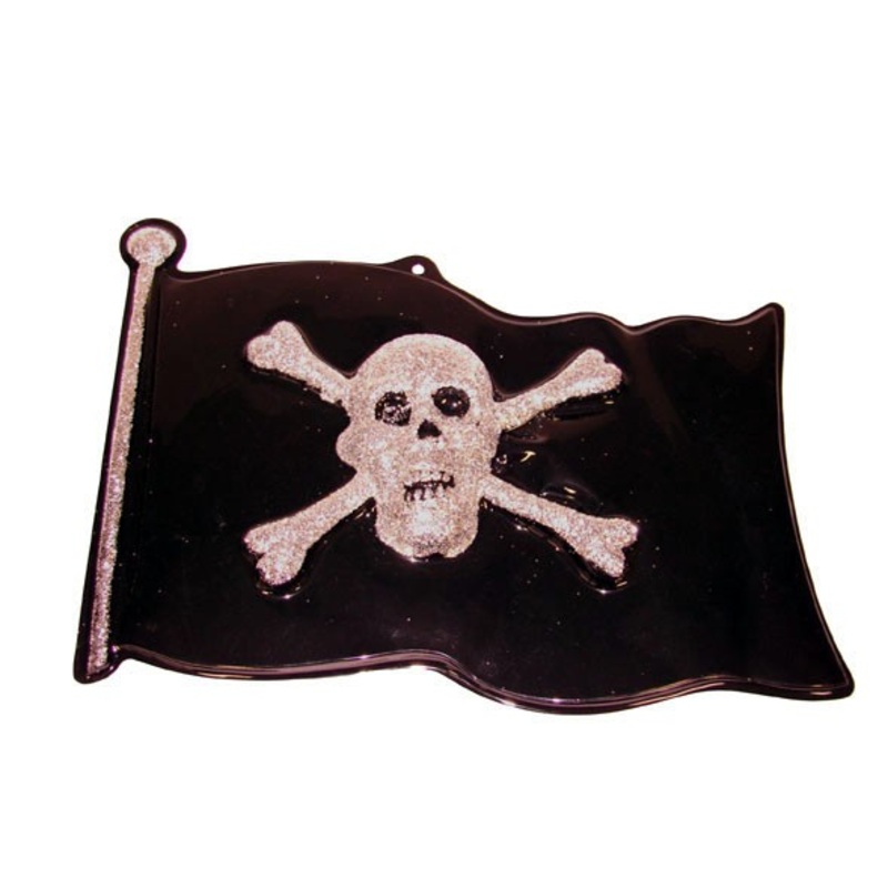 Wall decoration pirate flag 33cm