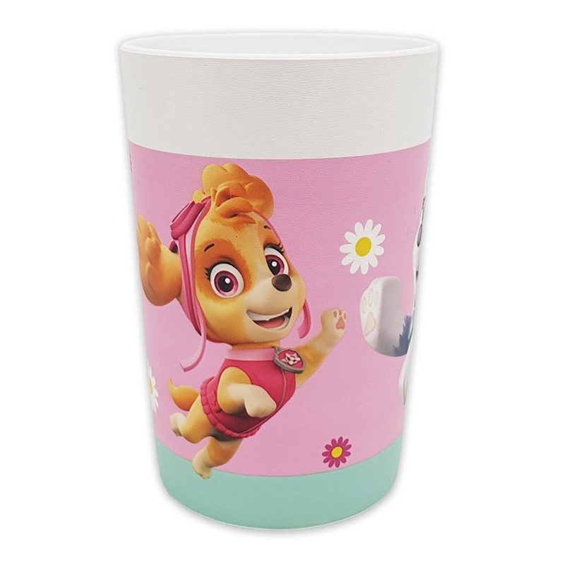 2 Paw Patrol cups Skye reusable 230ml