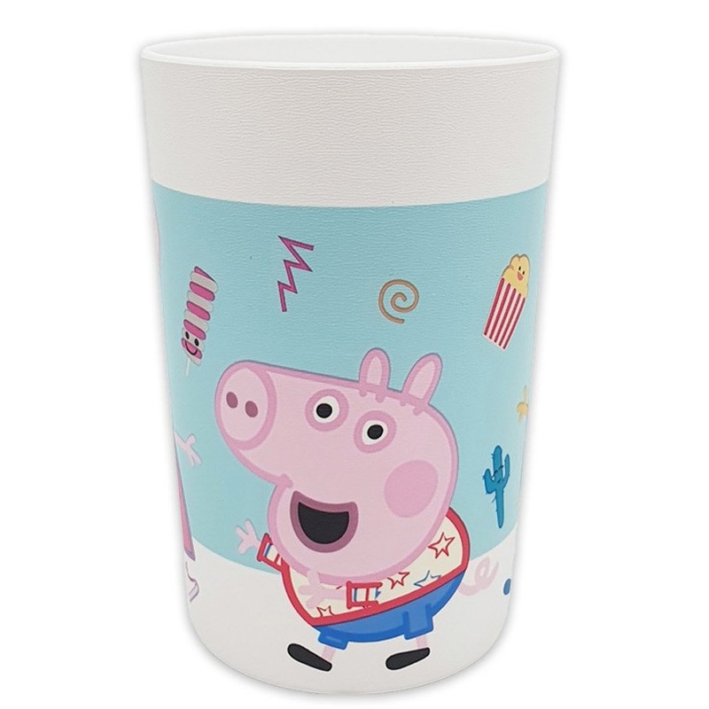 2 Sustainable Medallion Peppa Pig Cups 230ml