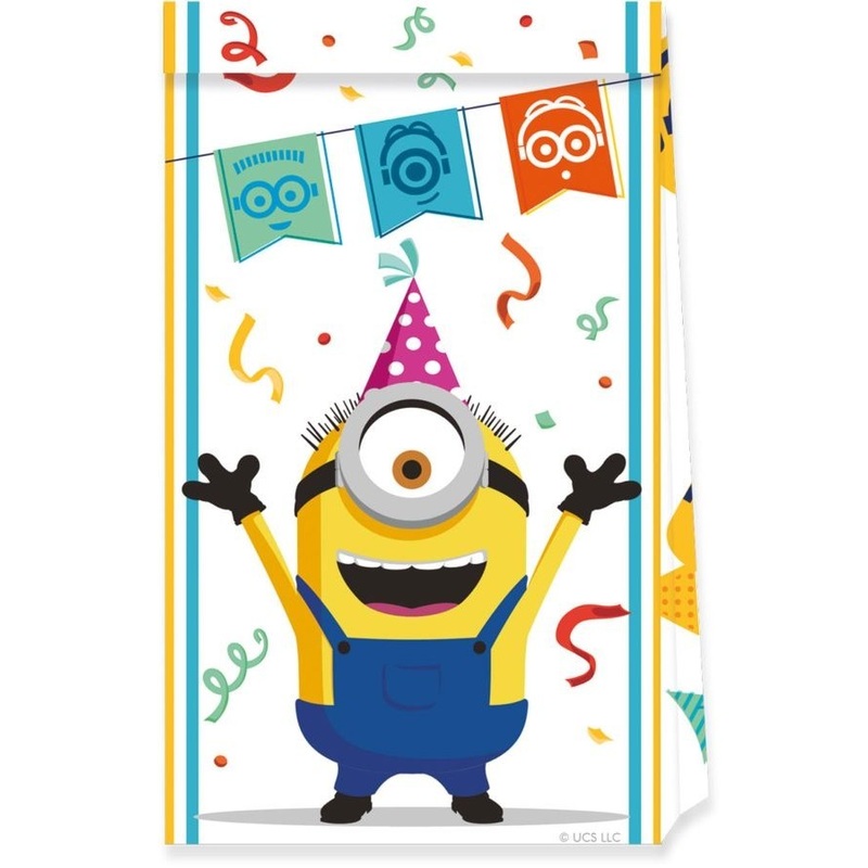 4 FSC Minions Party gift bags