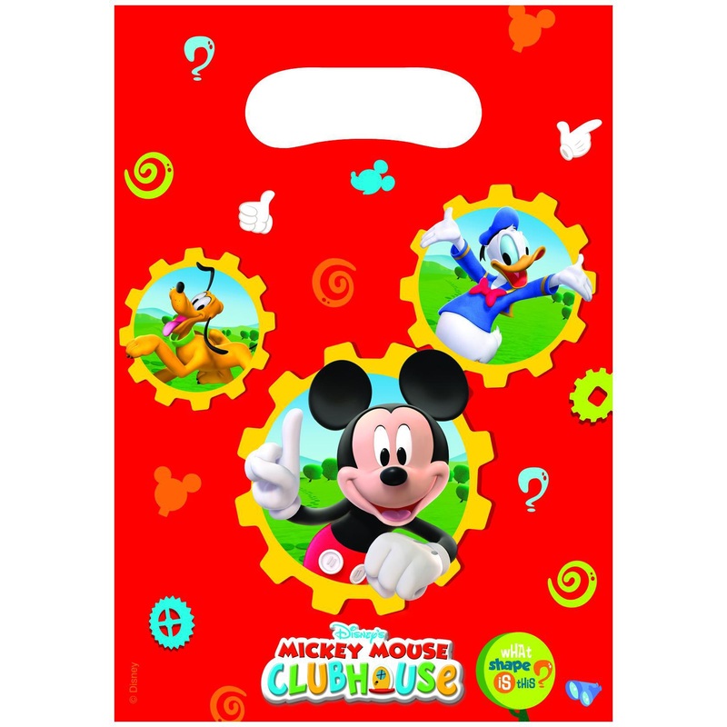 6 Mickey Mouse Clubhouse gift bags