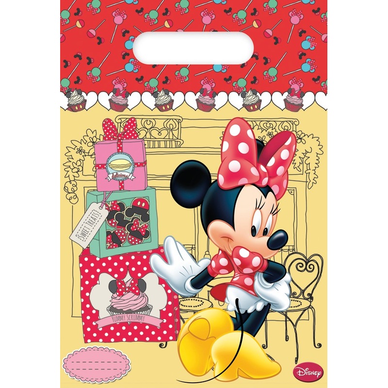 6 Minnie Mouse Bistrot gift bags