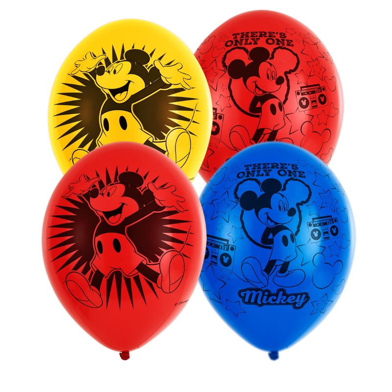 6 Only one Mickey Mouse balloons