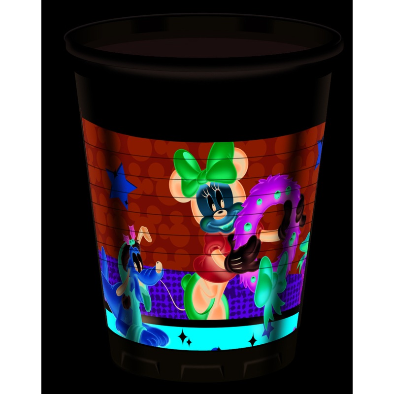 8 Mickey Mouse Christmas Madness plastic cups 200ml