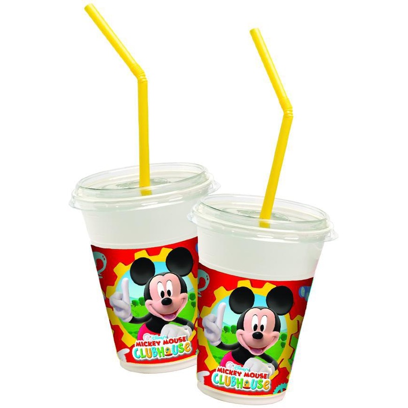 8 Mickey Mouse Clubhouse cups 300ml