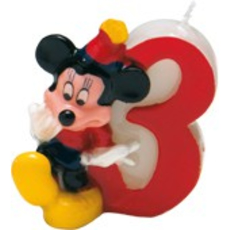 Mickey Mouse dreamland birthday candle 3