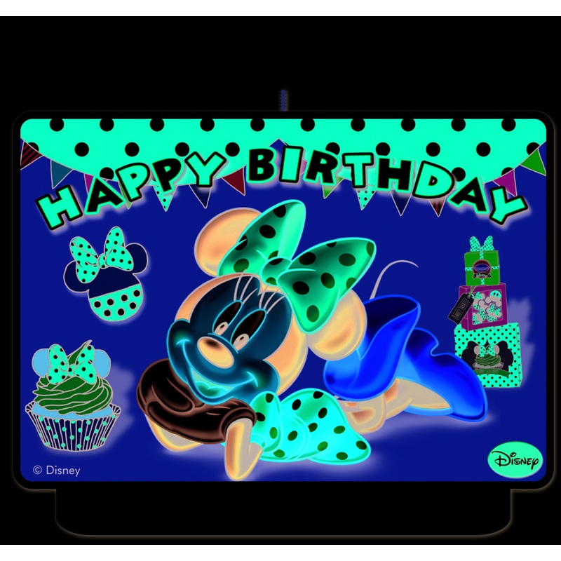 Minnies Bistrot Happy Birthday cake candle