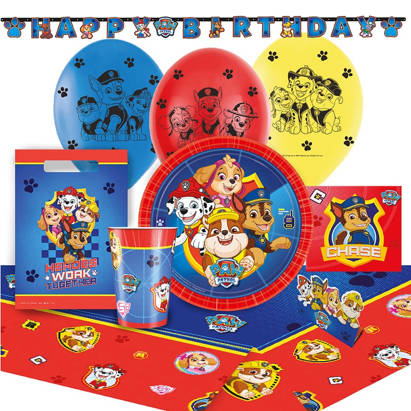 Party set Paw Patrol 56 pieces