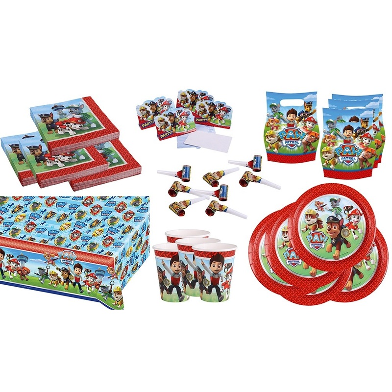 Paw Patrol Crew Party Package 61 pieces