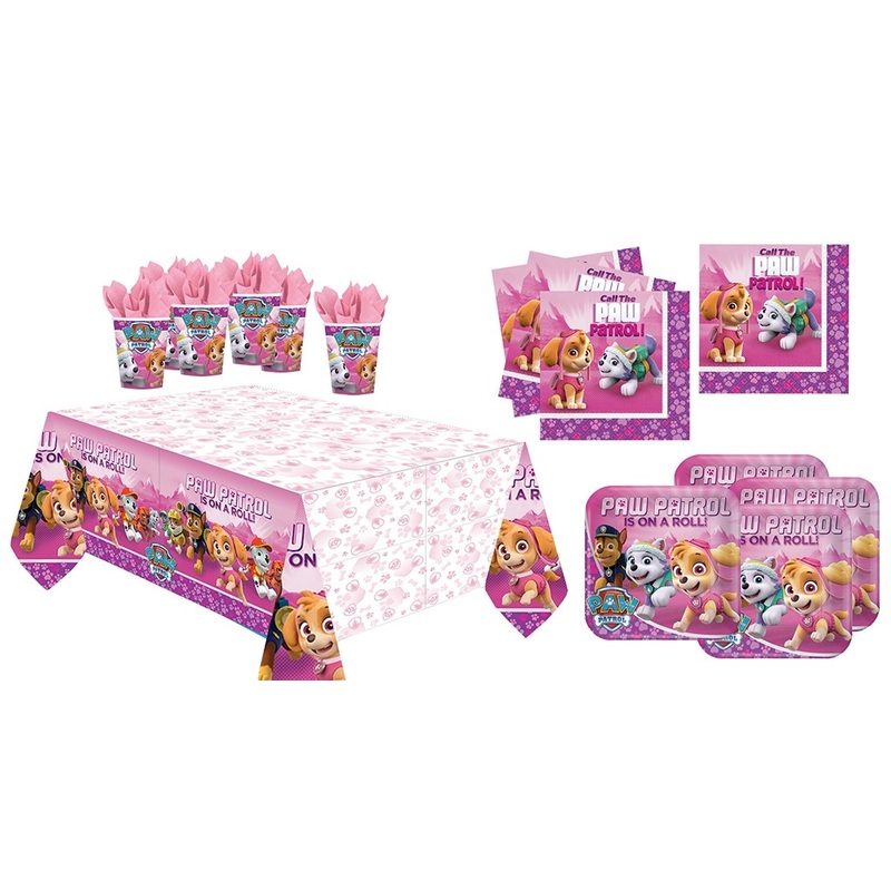 Paw Patrol Girls party package 37 pieces