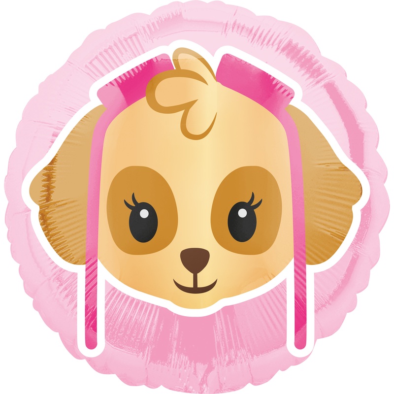 Paw Patrol Skye emoticon balloon