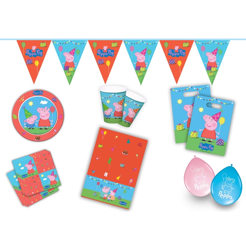 Peppa Pig Birthday party set 54 pieces