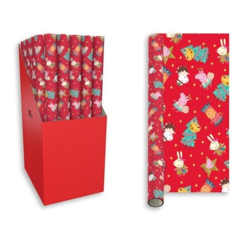Peppa Pig Christmas wrapping paper 3m