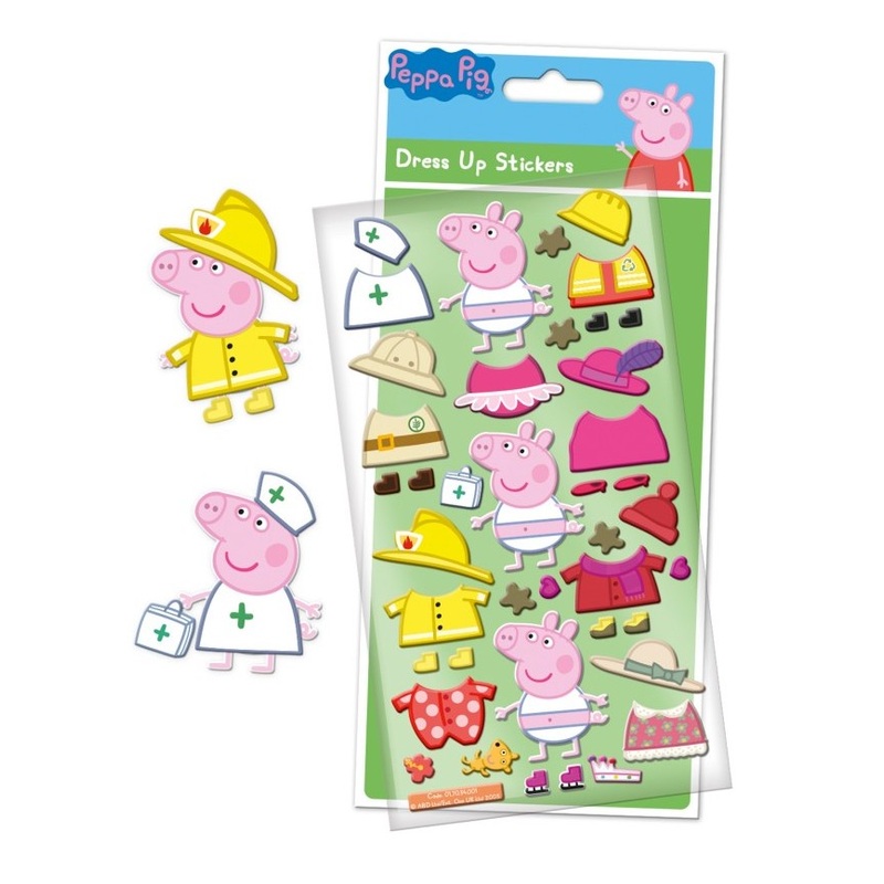 Peppa Pig Dress Up Stickers Professions