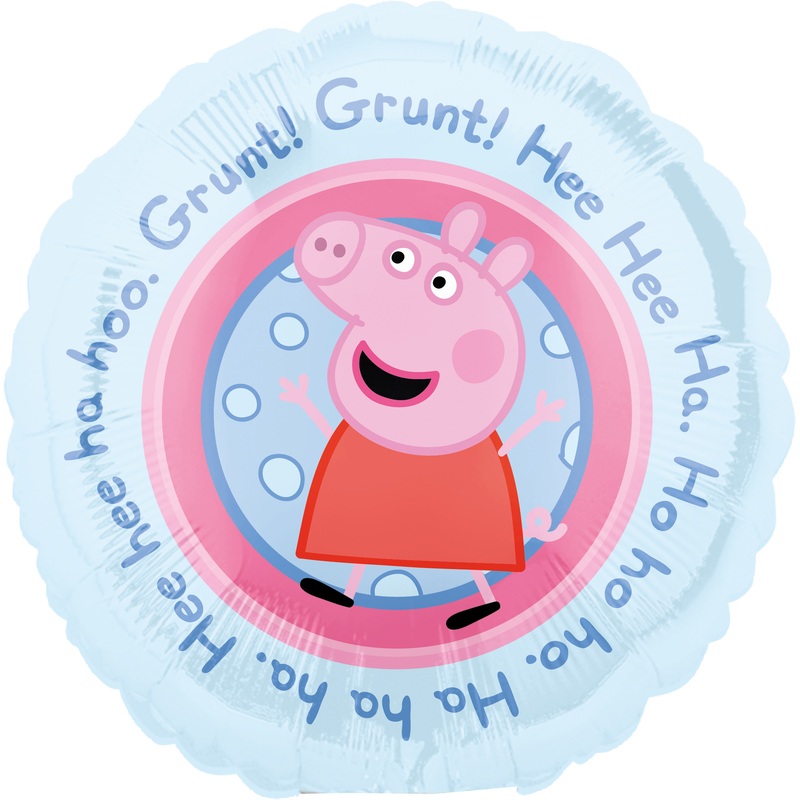 Peppa Pig stick balloon 23cm