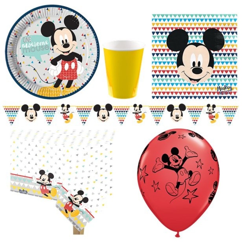 Premium Mickey Mouse World Party Set
