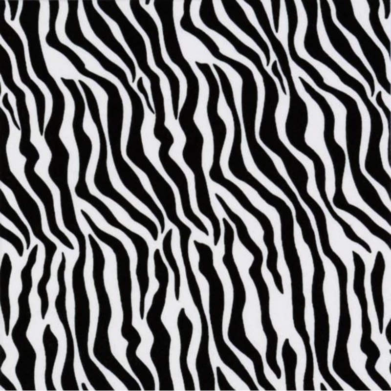 20 Tiflair napkins zebra 33cm
