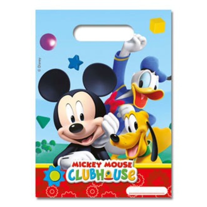 6 Mickey's Clubhouse gift bags