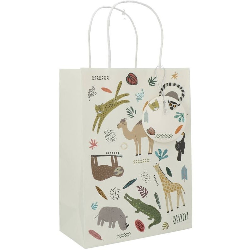 6 Zoo Birthdayparty gift bags
