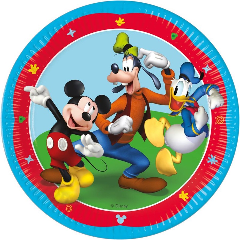 8 FSC Duckburg paper plates 23cm