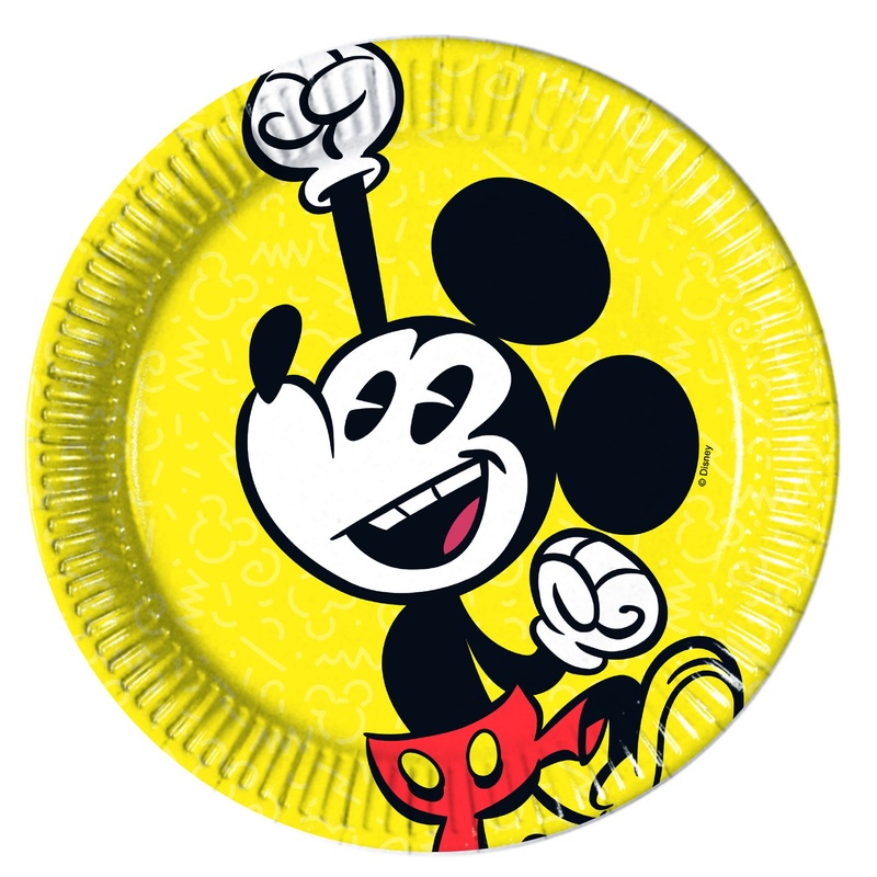 8 super cool paper plates Mickey Mouse