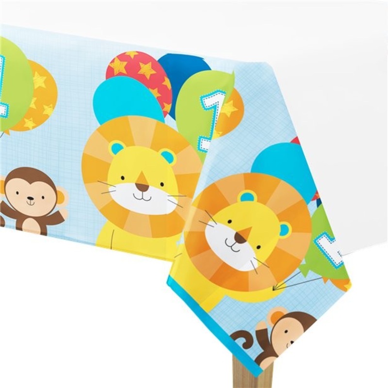 First Wild Birthday tablecloth 2.59 x 1.37m
