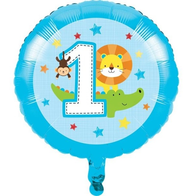 Foil balloon animal 1st birthday 43cm