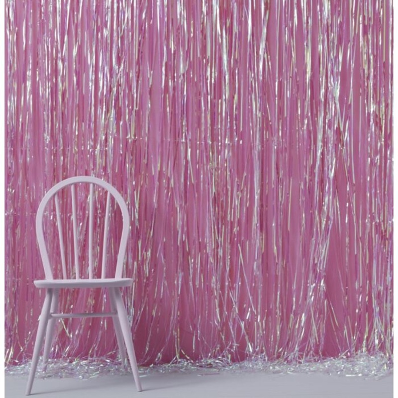 Iridescent Fringe Curtain 91cm x 2.45m